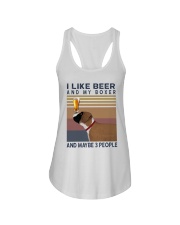 Beer and Boxer Ladies Flowy Tank thumbnail