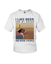 Beer and Boxer Youth T-Shirt thumbnail