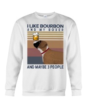 Bourbon and boxer Crewneck Sweatshirt thumbnail
