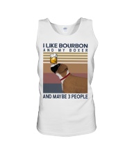 Bourbon and boxer Unisex Tank thumbnail
