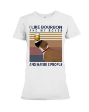 Bourbon and boxer Premium Fit Ladies Tee thumbnail