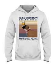 Bourbon and boxer Hooded Sweatshirt thumbnail