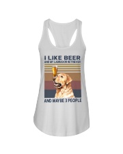 beer and Labrador Ladies Flowy Tank thumbnail