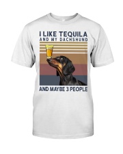 Tequila and Dachshund Premium Fit Mens Tee thumbnail
