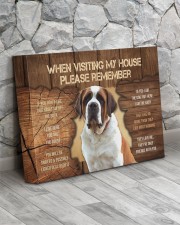 Visit home Saint Bernard 14x11 Gallery Wrapped Canvas Prints aos-canvas-pgw-14x11-lifestyle-front-13
