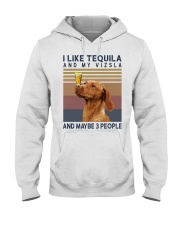 Tequila and Vizsla Hooded Sweatshirt thumbnail