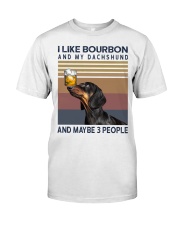 Bourbon and Dachshund Premium Fit Mens Tee thumbnail