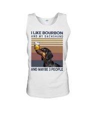 Bourbon and Dachshund Unisex Tank thumbnail