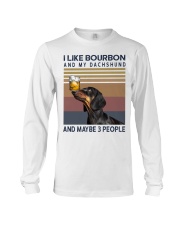 Bourbon and Dachshund Long Sleeve Tee thumbnail