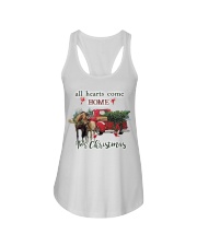 Horse Christmas Ladies Flowy Tank thumbnail