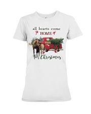 Horse Christmas Premium Fit Ladies Tee thumbnail