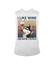 Wine and Husky Sleeveless Tee thumbnail