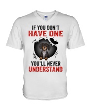 dachshund in Mine V-Neck T-Shirt thumbnail