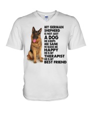 My German Shepherd V-Neck T-Shirt thumbnail