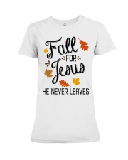 fall for jesus 2 Premium Fit Ladies Tee thumbnail