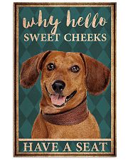 Dachshund why hello 11x17 Poster thumbnail