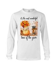 Pug dog love fall Long Sleeve Tee thumbnail