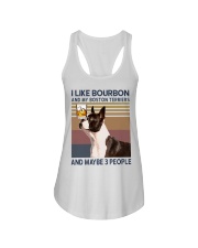 Bourbon and Boston Terrier kp Ladies Flowy Tank thumbnail
