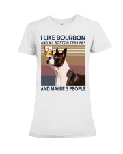 Bourbon and Boston Terrier kp Premium Fit Ladies Tee thumbnail
