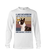 Bourbon and Boston Terrier kp Long Sleeve Tee thumbnail