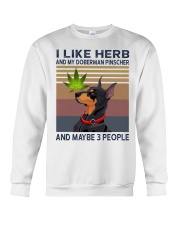 Herb and Doberman Pinscher Crewneck Sweatshirt thumbnail