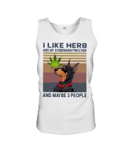 Herb and Doberman Pinscher Unisex Tank thumbnail
