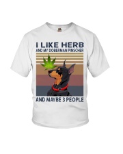 Herb and Doberman Pinscher Youth T-Shirt thumbnail