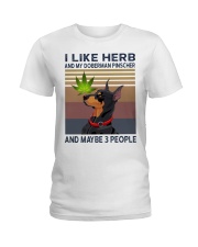 Herb and Doberman Pinscher Ladies T-Shirt thumbnail