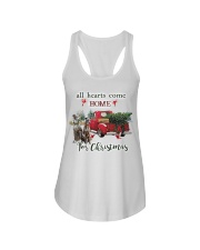 Greyhound Christmas Ladies Flowy Tank thumbnail