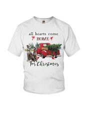 Greyhound Christmas Youth T-Shirt thumbnail