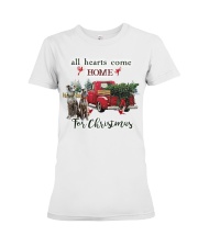 Greyhound Christmas Premium Fit Ladies Tee thumbnail
