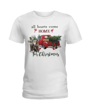 Greyhound Christmas Ladies T-Shirt thumbnail