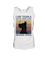 Tequila and Great Dane Unisex Tank thumbnail