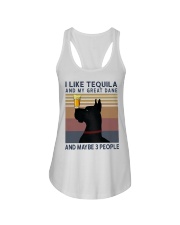 Tequila and Great Dane Ladies Flowy Tank thumbnail