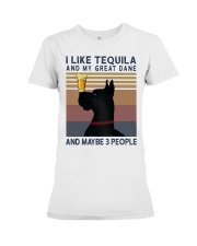 Tequila and Great Dane Premium Fit Ladies Tee thumbnail