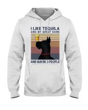 Tequila and Great Dane Hooded Sweatshirt thumbnail