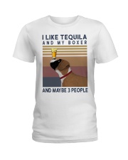Tequila and Boxer Ladies T-Shirt thumbnail