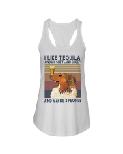 Tequila and Shetland Sheep Ladies Flowy Tank thumbnail