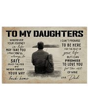 FISHING TO MY DAUGHTERS 17x11 Poster front
