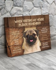 Visit home pug 14x11 Gallery Wrapped Canvas Prints aos-canvas-pgw-14x11-lifestyle-front-13