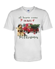 St Bernard Christmas V-Neck T-Shirt thumbnail