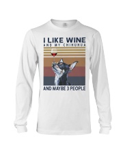 Wine and Chihuahua Long Sleeve Tee thumbnail