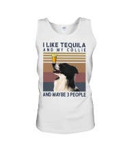 Tequila and Collie Unisex Tank thumbnail