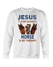 HORSE is my therapy Crewneck Sweatshirt thumbnail