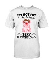 I m not fat sexy pig Classic T-Shirt tile