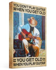 GUITAR - DON'T GET OLD 16x24 Gallery Wrapped Canvas Prints front