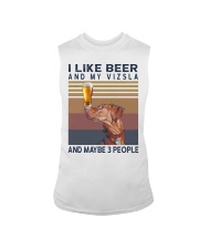 Beer and Vizsla Sleeveless Tee thumbnail
