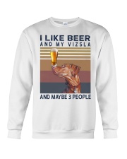 Beer and Vizsla Crewneck Sweatshirt thumbnail