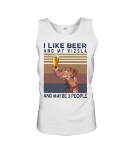 Beer and Vizsla Unisex Tank thumbnail