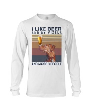 Beer and Vizsla Long Sleeve Tee thumbnail
